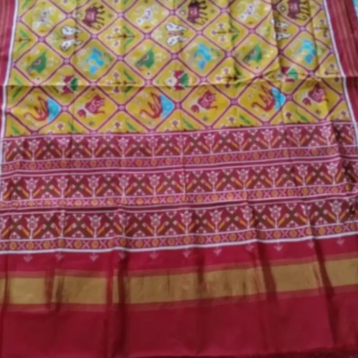 Double Ikat Patola Silk Saree